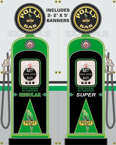 Polly gas pump - 50s, style