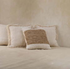 The Raffia Stamp Cushion Cover