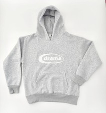 Drama Call Oval Hoodie Grey Size Medium