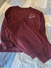 Primark Dark Red Pyjamas Size