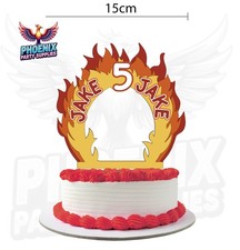 PERSONALISED 2D FLAMES CAKE