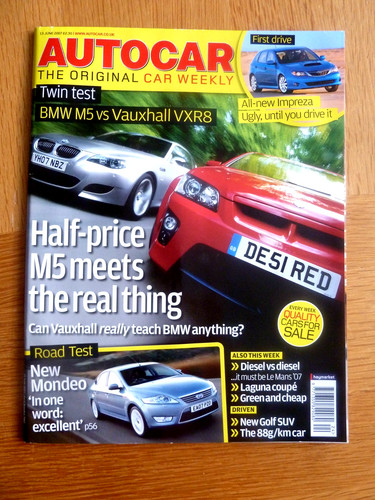 Autocar magazine june - magazine, 2007