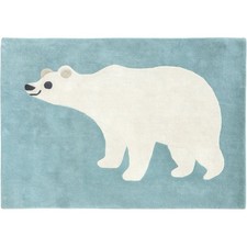 Large wool rug - rug, polar