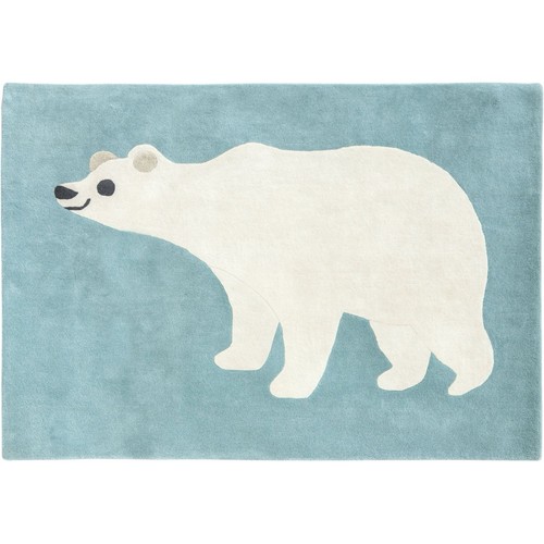Arctic bear wool rug - bear,