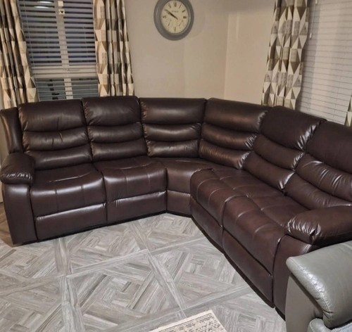 Roma brown leather - roma, corner