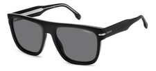 Carrera 340/S 284M9 Black Polarized Square Sunglasses Men’s Designer Glasses NEW