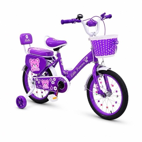 Purple princess bicycle - princess,