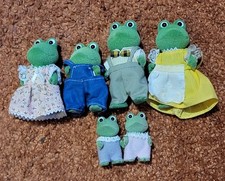 Sylvanian Families Bullrush Frogs Vintage Collectible Rare