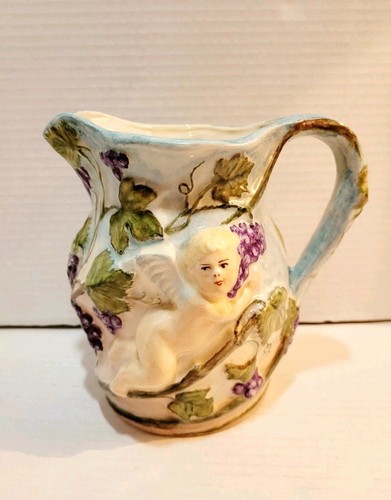 Vintage cherub angel pottery - vintage,