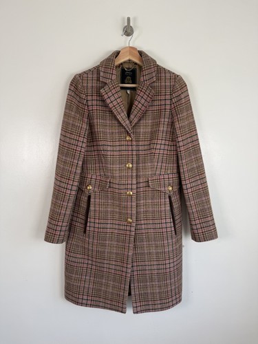 Joules tweed coat size pink - coat,