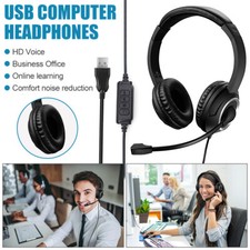 USB Wired Headset With