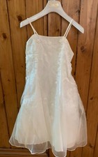 Children's White Party Dress