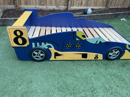 Car racing bed - single, with