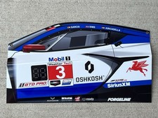 WOW!!! Curved Chevrolet Corvette C8 Z06 Gt3 R  Race Car  Sign #3 Sebring Daytona