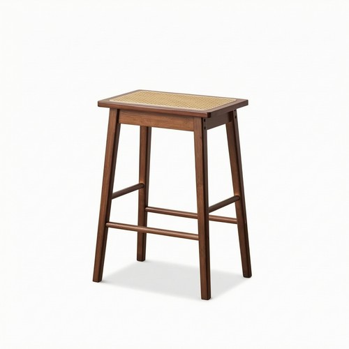 Bar stool with cane seat - stool,