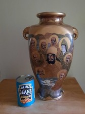 STUNNING LARGE ANTIQUE SATSUMA