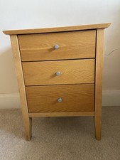 Solid Oak Wood Bedside Tables
