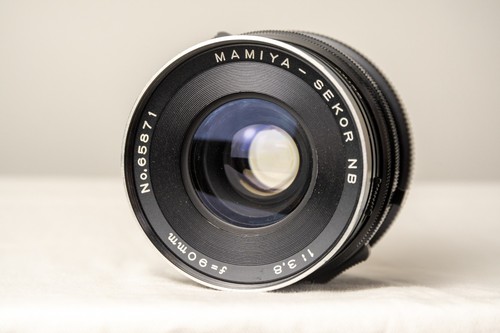 Mamiya sekor 90mm 8 - nb, f3.8