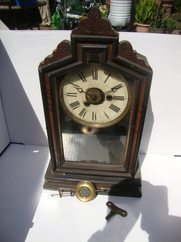 Vintage american mantle clock - american,