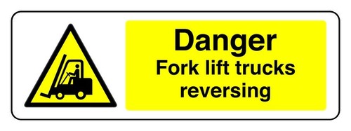 Danger fork lift trucks - danger,