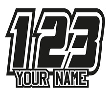 Custom Race Numbers and Name