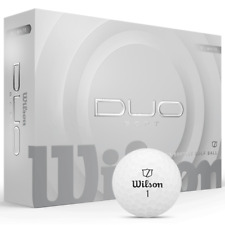 WILSON DUO SOFT GOLF BALLS / WHITE DOZEN PACK / MULTIBUY / NEW 2025 MODEL