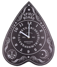 Spirit Board Clock Black Wall