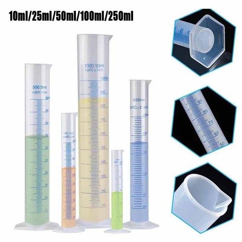 Plastic measuring cylinder lab - plastic,