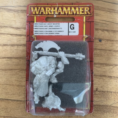 Warhammer minotaur with - minotaur, great