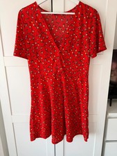 Zara size Red floral mini tea
