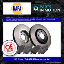 2x Vented Brake Discs and Pads