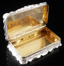 Sterling Silver Snuff Box