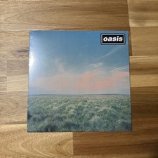 OASIS - WHATEVER LIMITED Pink & Blue Splatter 7" Vinyl - Numbered