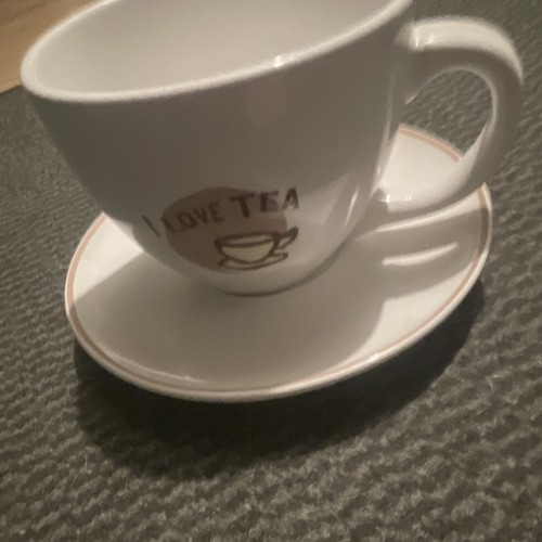 Ceramic tea cup saucer - cup, set