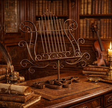 Music stand, condolence book