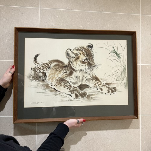 Vintage ralph thompson - thompson, "tiger