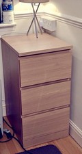 IKEA Malm 3-Drawer Bedside