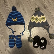 Lindex Bamse 1-2-3 Years Hat Mittens Bundle H&M Booties Mickey Mouse