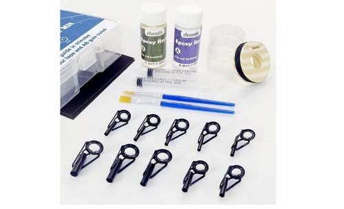 Fishing rod tip repair kit - fishing,