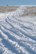 Photo 6x4 Vehicle tracks up