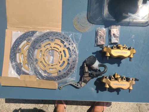 Complete front brake setup - setup, for