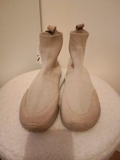 zara beige Sock Trainer boot