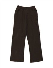 ZARA Womens See Trough Tracksuit Trousers UK 8 Small  Brown Polyester CZ06