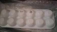 Ceramic Egg Tray Holds 1 Dozen