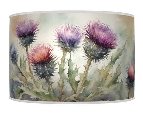 Thistle lampshade pendant - thistle,