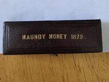 1894 Maundy Money Coin Set in Box Queen Victoria