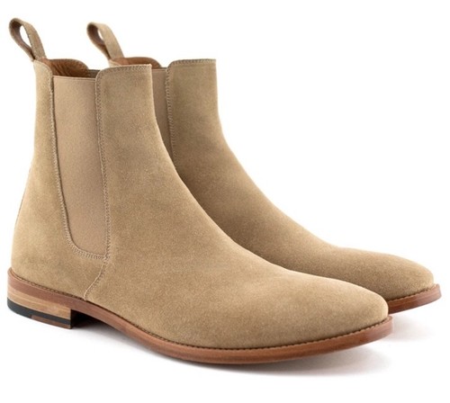 Oro chelsea boots tan suede - boots,