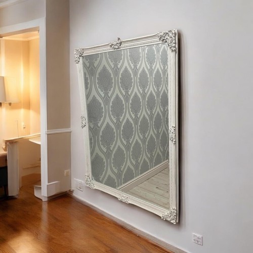 Large antique white ornate - large,