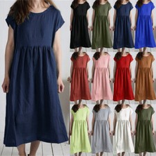 Women Linen Cotton Solid