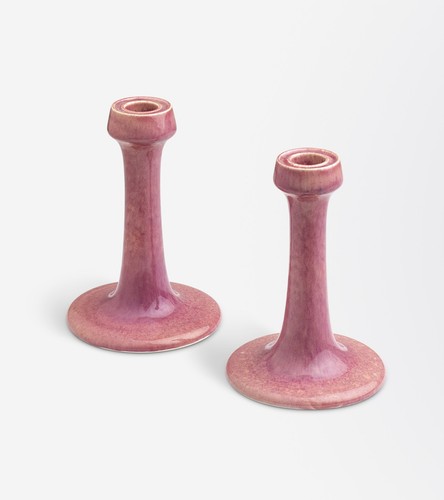1910 ruskin pottery pair - ruskin,